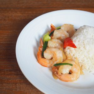ผัดพริกสดกุ้ง