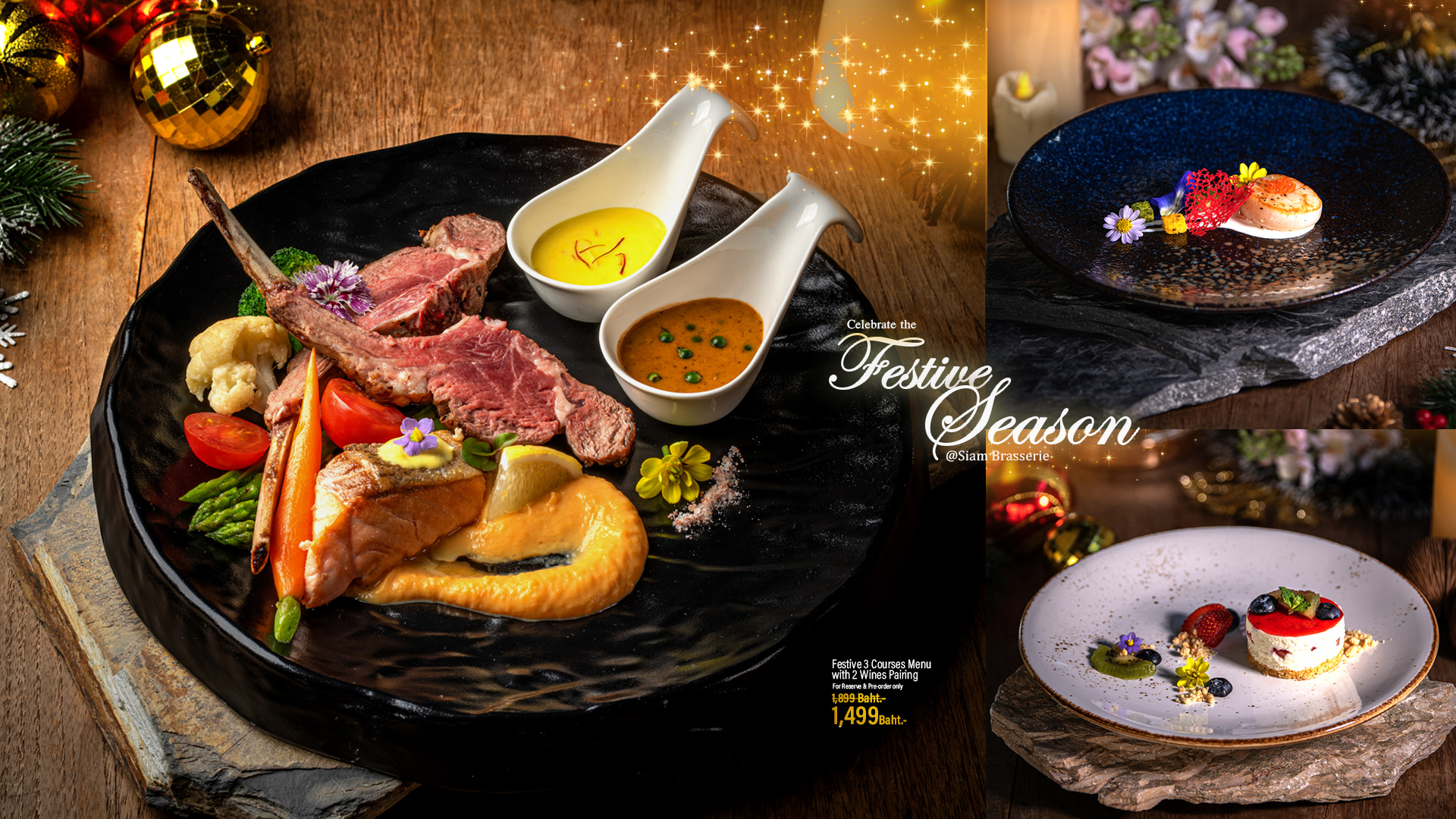 Siam Brasserie Festive Food 2022 - 2023